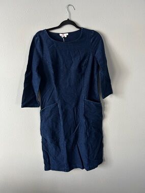 Boden Navy Knit Dress Size 8L